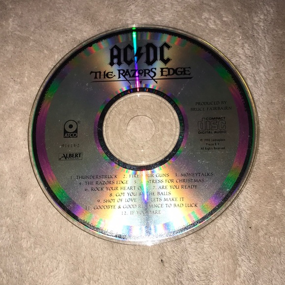 Media | 199 Ac Dc The Razors Edge Cd | Poshmark